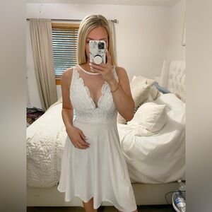 White dress